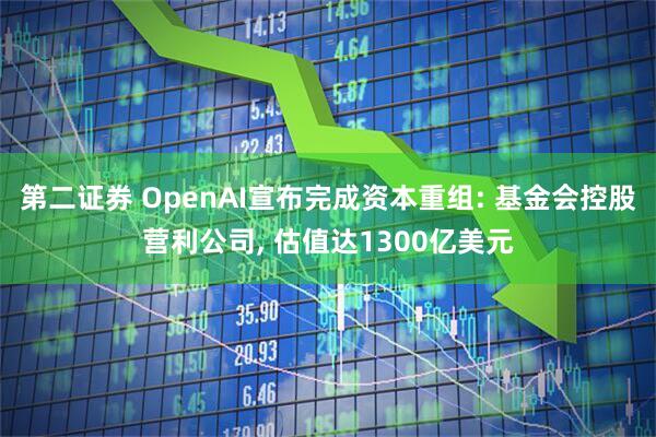 第二证券 OpenAI宣布完成资本重组: 基金会控股营利公司, 估值达1300亿美元